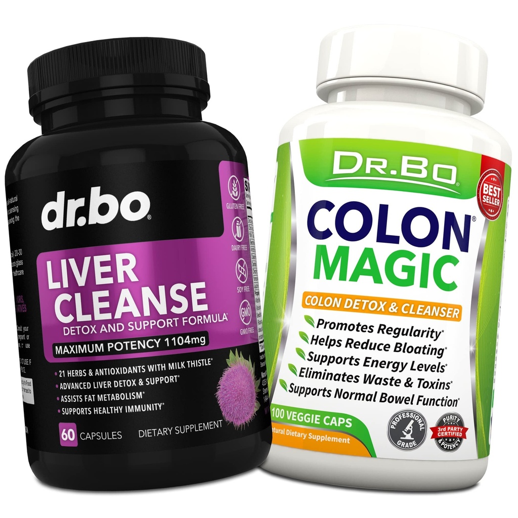 Maks & Colon Cleanse Detox Support Supplement - Natural soolepuhastaja pillid soolepuhitus ja igapäevane kõhukinnisus Relief - Piimaohakas Dandelion Caps & Aid sapipõie täiendused