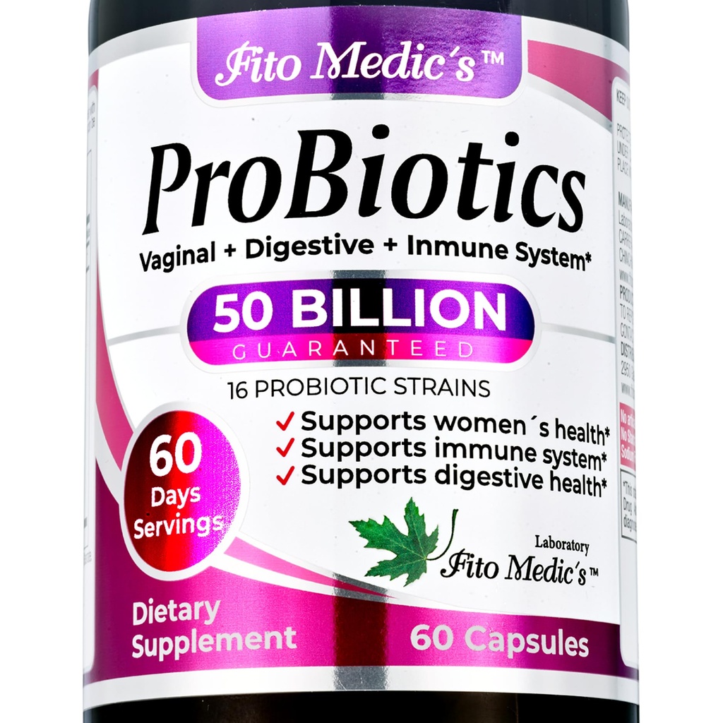 FITO MEDIC's Lab probiootiline lisand, 50 miljardit CFU, 16 tüve segu, 60 päeva pakkumine