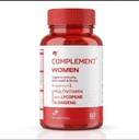 Complement Women Multivitamin Tablets with Lycopene & Ginseng | Supports Immunity, Skin Health & Stress | 60 Tablets | Nutraceutical for Women 18+