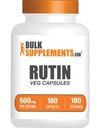 BulkSupplements.com Rutin 500mg kapslid - Saphora Japonica, Rutin Supplement, Rutin Pills - Antioksüdandid Supplement - Vegan & Gluteenivaba, 1 kapsel Serving, 180 Veg kapslit