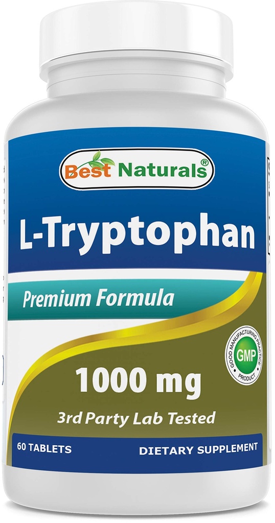 Parimad looduslikud L-trüptofaan 1000 mg 60 tabletti