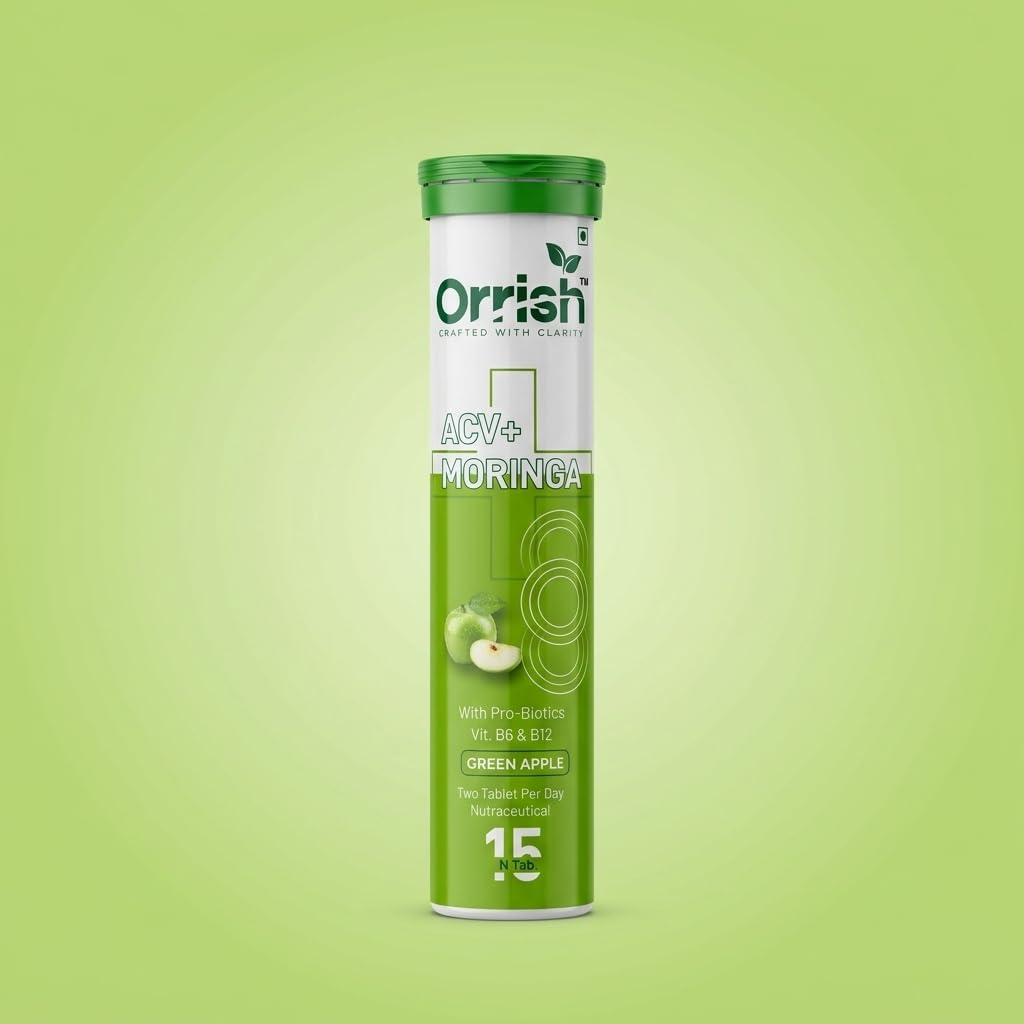 ACV Moringa Probiotic Tablets with Inulin & Vitamins