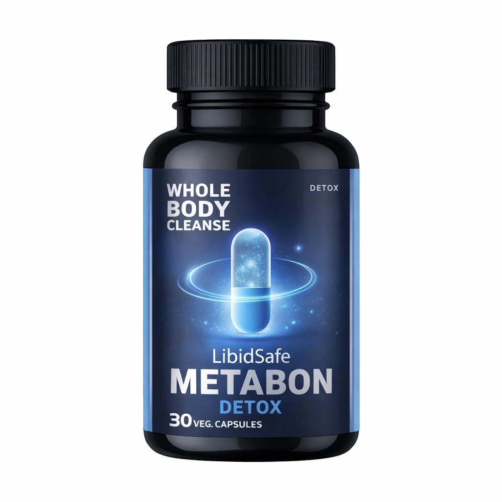 Premium Metabon Detox Capsules – Metabon Whole Body Cleanse Formula with Improved Absorption and Natural Ingredients for Effective Detoxification and Improved Energy Levels