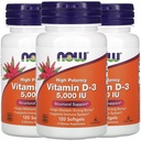NOW D-3 5,000 RÜ,120 Softgels