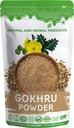Gokharu Powder Gokharu Churan | Gokhru, Gokshura | 100 gm - Pack of 1 | Food Grade, Eating, Drinking, Juice, Edible | 100% Pure Herbal Organic | Natural | Can Be Use Both Women & Men