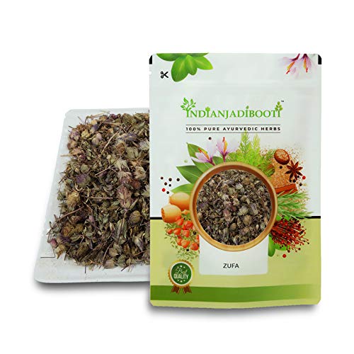 IndianJadiBooti Zufa - Jufa (Hyssopus Officinalis) - Traditional Botanical for Seasonal Resilience, Breath Comfort & Atmospheric Clarity 250 Grams Pack