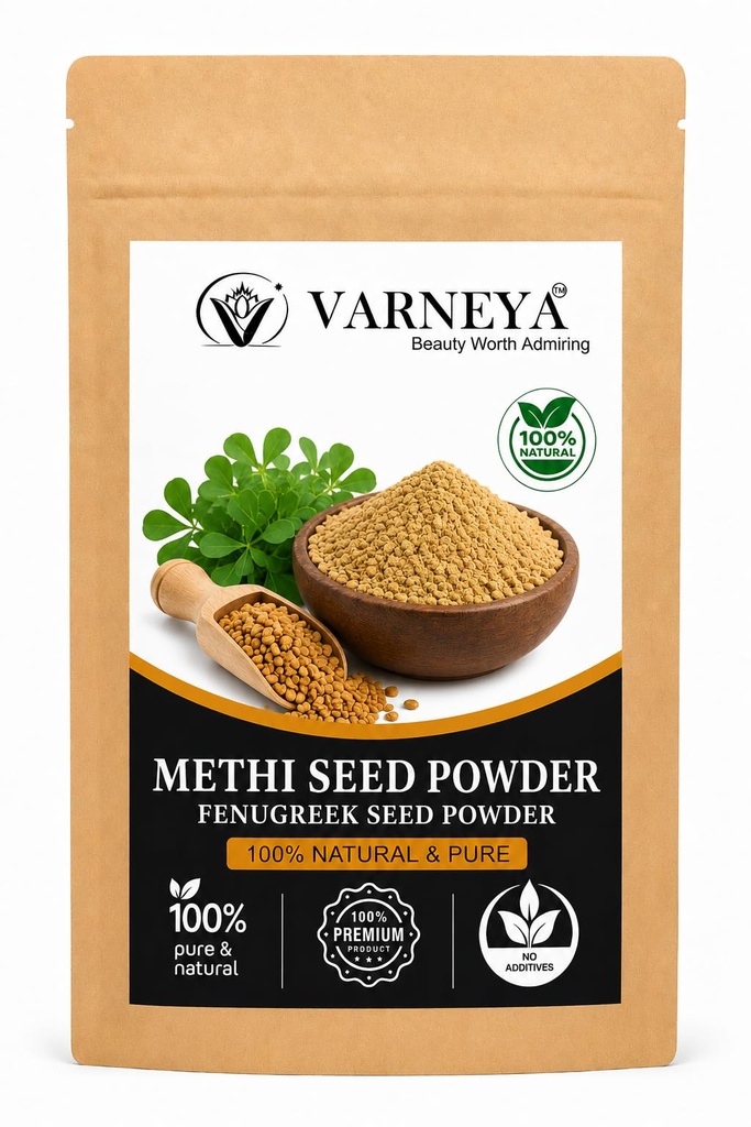 Naturals Organic Methi Seeds Powder 100g | Fenugreek Seeds (Trigonella foenum-graecum) | 100% Pure Natural Whole Seeds | Premium Quality | For Cooking, DIY Hair Care & Traditional Herbal Preparations (Pack OF 10)