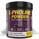 HealthyHey Sports L-Proline Powder, Supports Muscle Growth & Collagen Formation, 100g Unflavoured - 40 Servings