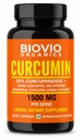 Biovio Curcumin Capsules with BioPiPerine & Gingerols, 60 Capsules