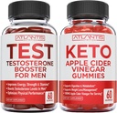 Atlantis Nutrition Testosteroon Booster 60 Gummies + Keto Õunasiider Äädikas 60 Gummies