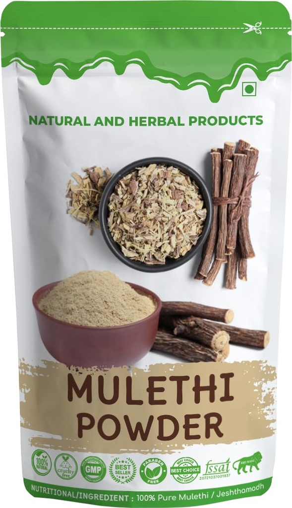 Mulethi Powder For Eating & Drinking/Skin & Hair, Pure, Herbal(100 Gram) Edible.