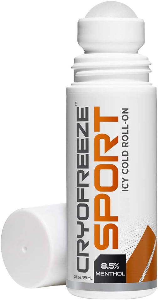OMAX CryoFreeze Menthol Roll On, Arthritis, Back, Lihased Ja Joint Made in USA (3 fl oz)