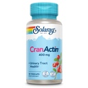 SOLARAY CranActin Cranberry Extract 400 mg - Jõhvikalisandid naistele ja meestele - põie ja kuseteede tervisetoetus C-vitamiiniga - vegan, 60-päevane garantii, 30 serveerimist, 30 VegCaps