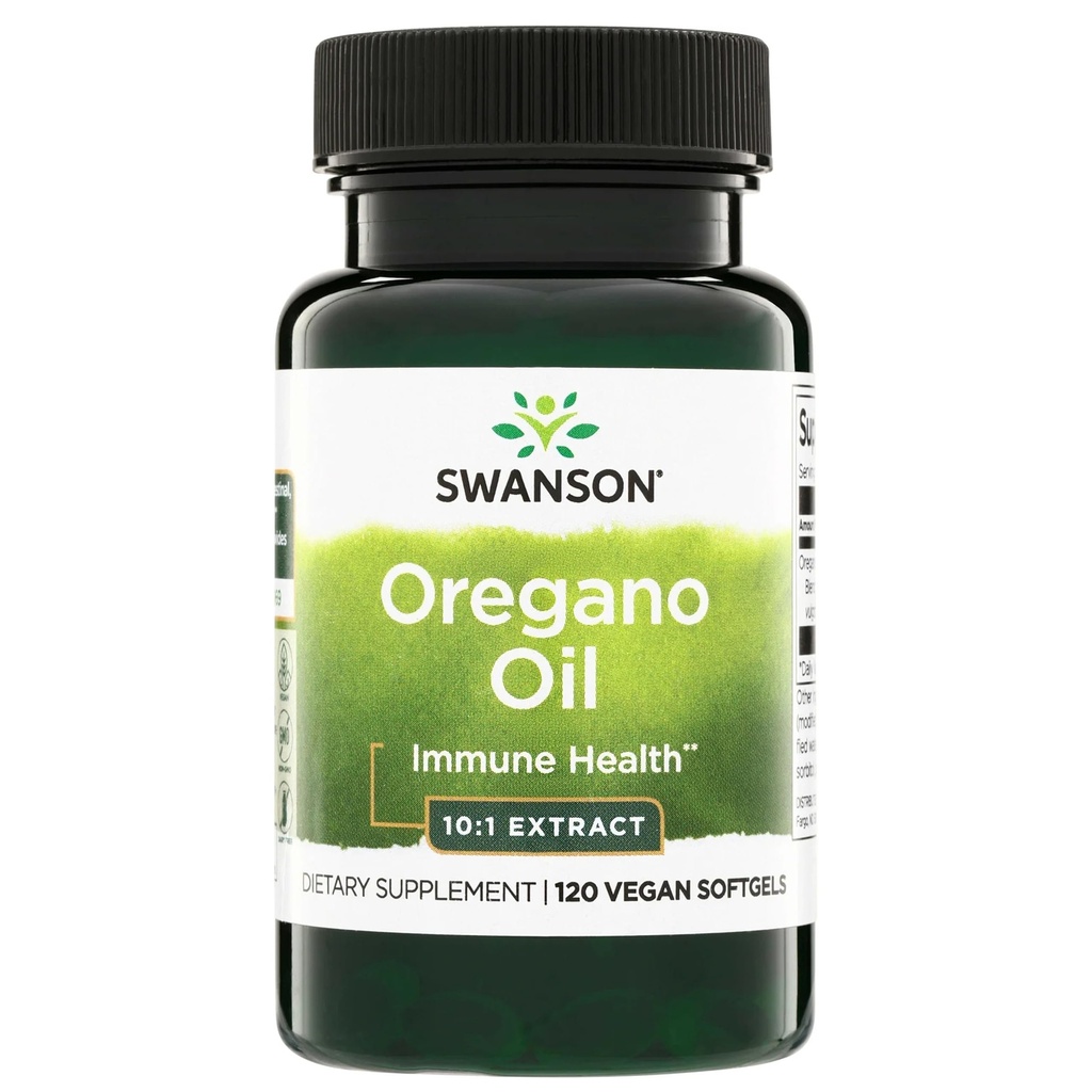 Swansoni oreganoõli 10: 1 ekstrakt-looduslik lisand, mis soodustab seedetrakti tervise-hingamis- ja kuseteede tervise toetamist (120 softgels, 150 mg igaüks)