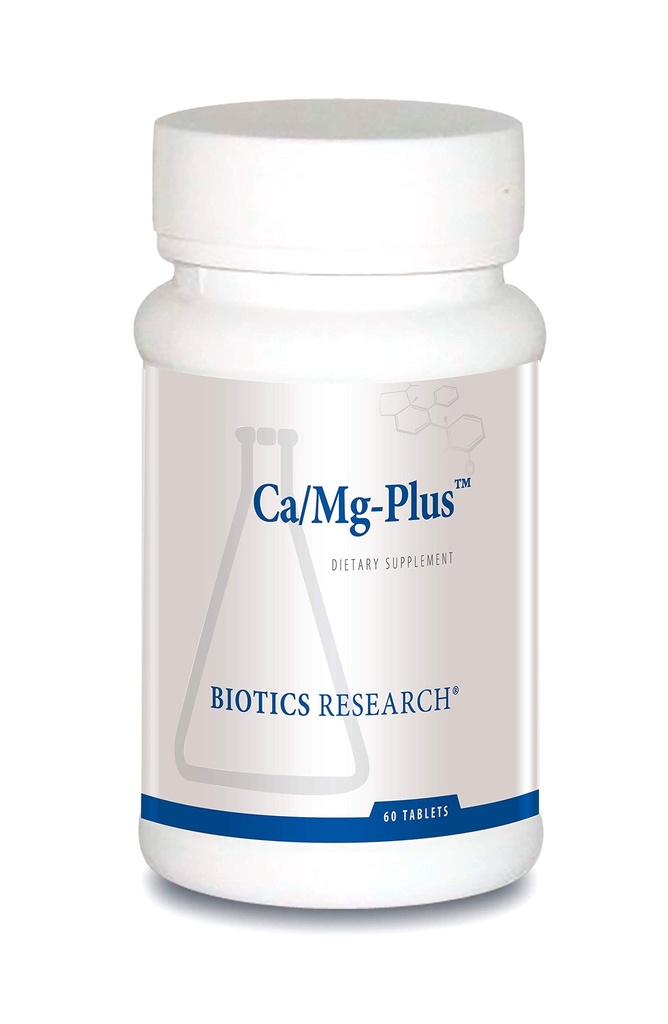 Biotics Research CaMg-Plus Calcium Magneesium Supplement koos kõrvalkilpnäärme, AIDS luude ja hammaste tervis, lihaste lõõgastamine, toetab südame-veresoonkonna tervist, kilpnäärme tugi 60 tabletti