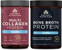 Ancient Nutrition Multi-Kollageeni Valgu Pulber, Vanilla, 24 Servings + Luupuljongi valgupulber, Vanilla, 20 Servingut