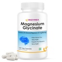 Biotrex Nutraceuticals Magnesium Glycinate | Highest Bioavailability | Cramps, Sleep & Mood balance | Chelated Form With Superior Absorption | Muscle Recovery & Nerve Function | 120 Veg Capsules