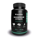 NutritJet Magnesium Citrate Powder Capsules 400mg [120 Caps] Pure Non-GMO Supplements, Natural Sleep Calm Relax