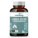Lungs Detox For Smokers, Removes Tar and Mucus from the Lungs, Beetroot Extract, Arjun, Gingerol, and Piperine, For Both Men and women, 60 Tablets