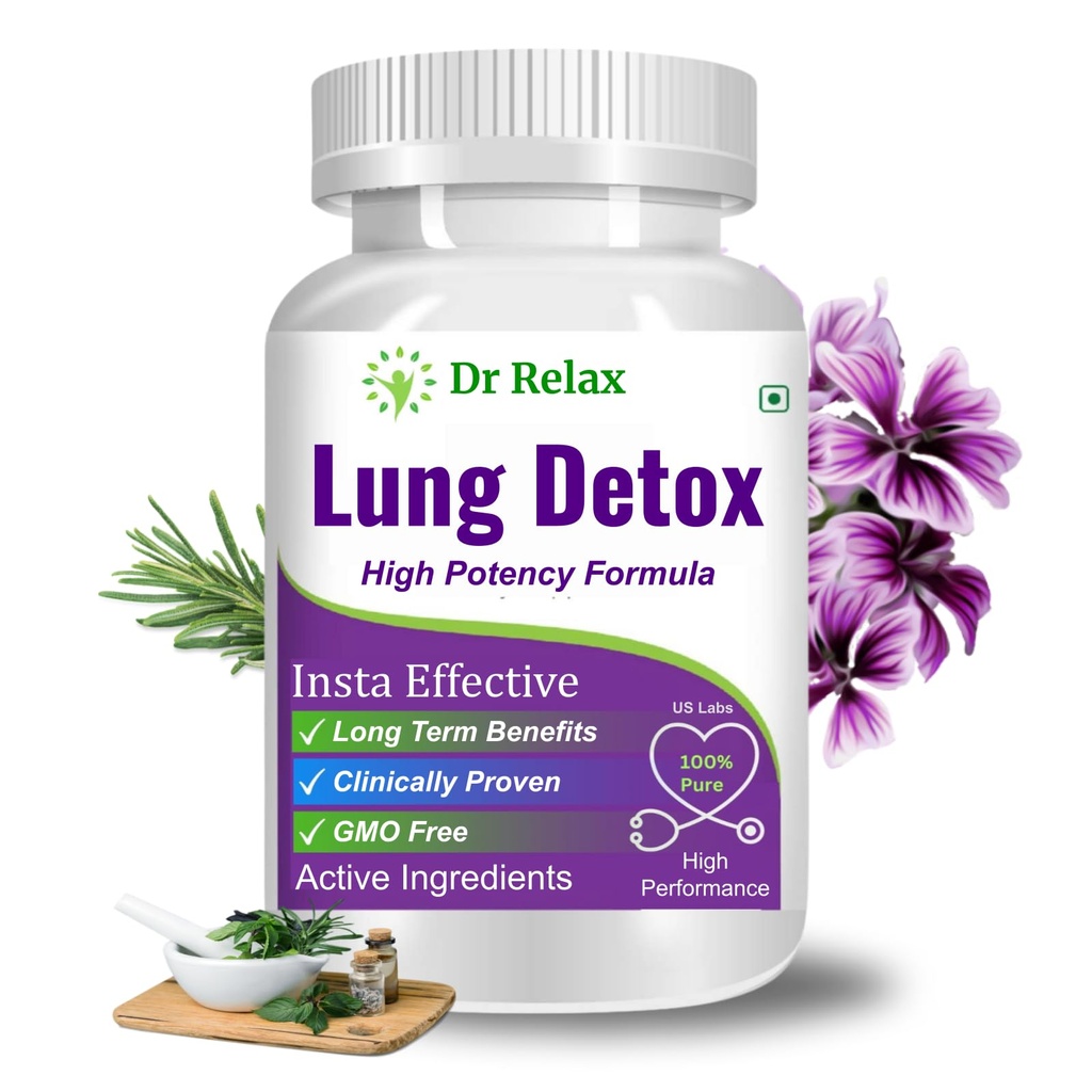 First Choice Lung Detox for Smokers - Fast Lungs Cleanse - Natural & Effective Formula for Healthy System
