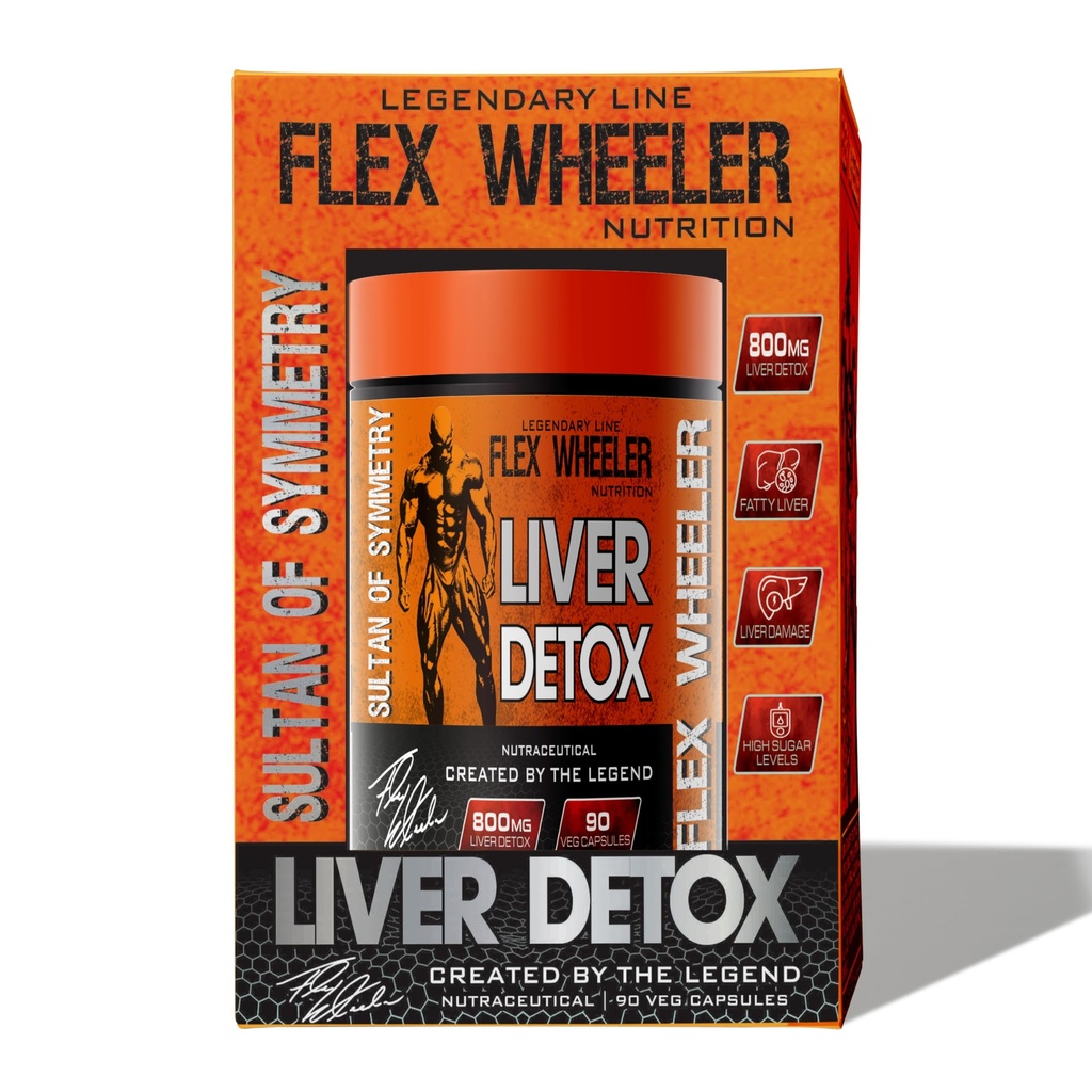Flex Wheeler Nutrition Liver Detox - 90 Veg Capsules