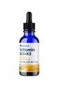 NativePath D3K2 Tinktuur - 2000IU D3-vitamiini ja K2-vitamiini lisand orgaanilise MCT-õliga - 1 vedelikusisaldus - kiire biosaadavus Multi-vitamiin luu tugevuse ja kogu keha heaolu jaoks, 30 serveerimist