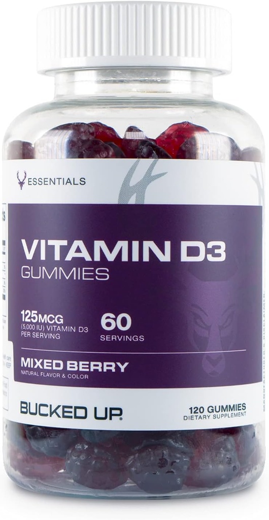 Lisatud vitamiin D3 125mcg, 120 Gummies - Essentials
