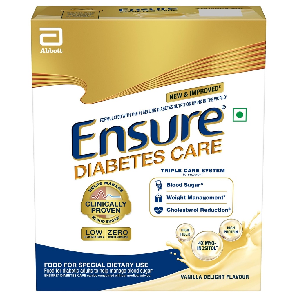 Ensure Diabetes Care Vanilla 200g.Powder with High Fiber, Protein & 36 Nutrients | Helps Manage Blood Sugar Levels in 4 weeks