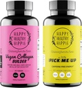 Happy Healthy Hippie Pick Me Up Natural Energy Pills & Vegan kollageeni Ehitaja