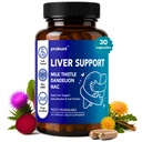 Liver Support Capsules for Adults | Liver Detox & Natural Liver Health Supplement | Supports Liver Function, Digestion, Metabolism & Antioxidant Protection | 30 Capsules