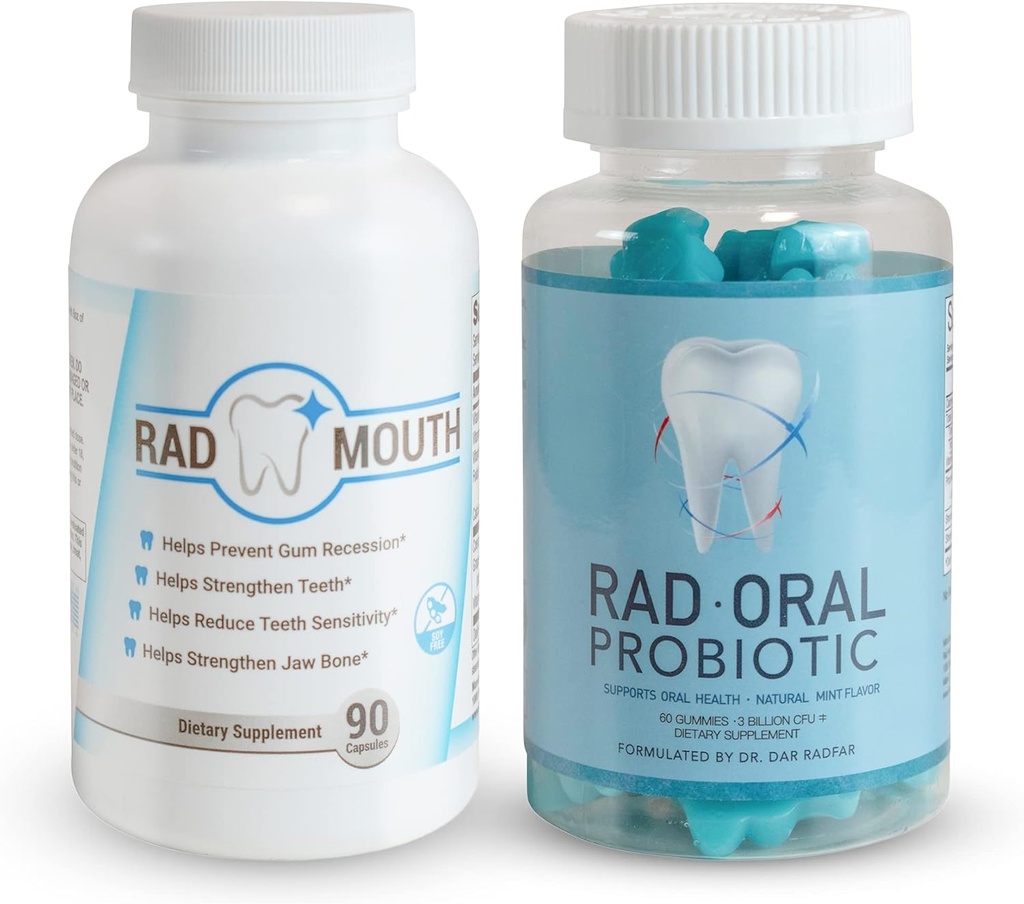 Rad Oral Probiootikumid Hammaste ja Igemed Rad Suu Hambatundlikkus - Hambaarsti Formuleeritud Probiootikum Lactobacillus Reuteri ja Multivitamiini tugevdada igemeid, hambaid ja lõualuud