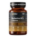 Berberine HCl 500mg | 97% Berberis Aristata Extract with Piperine upto 6X Better Absorption | Supports Blood Sugar, Cholesterol & Metabolism | High Potency Berberine Supplement | 60 Veg Capsules