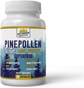 Daily Health Pine Pollen 600mg Vegan Gluteenivaba GMO Looduslikud supertoidu vitamiinid Mineraalid Toidulisandi 60 kapslit - 1 kuu pakkumine