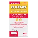 Bacid Daily Probiootikum Bacillus Coagulans'iga, toidulisand seedetrakti tervise jaoks, 100 kapslit