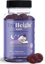 TruHeight Sleep Gummies - Kids & Teen Natural Sleep Aid for Maximum Growth - Pediatric Recommended - Kids Melatonin Gummy - Melatoniin, Ashwagandha, L Theanine, Lemon Balm, Ages 4+, Mixed Berry Maitse