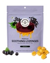Mesiniku looduslikud rahustavad mesi Elderberry Köha tilgad Immuunsüsteemi toetamine D-vitamiini, tsingi ja propolise kurgu rahustavate kottidega, 14 Ct