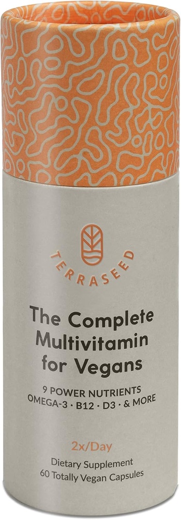 Täielik vegan multivitamiin raua, omega 3, vitamiin D3, folaat, tsink, vitamiin B12 ja rohkem - 100% jätkusuutlikud vegan vitamiinid - mitte-GMO, gluteenivaba, valmistatud USA-s (30 päeva pakkumine)