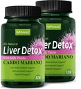 Herdmood Silymarin Milkohakas Maksa Detox Kapslid Rasvase Maksa, Alcachofa y Cardo Mariano con Silimarina para el Higado Graso, Maksapuhastus Detox & Repair Formula w/Artichoke Extract. 240Counter