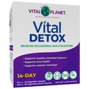 Vital Planet - Vital Detox piimaohakas, kvertsetiin, alfa-lipohape, koliin ja maitsetaimed, juhusliku gaasi ja puhumise jaoks, toetab tervislikku soole tasakaalu, 2-osa 14 päeva komplekt, 56 kapslit