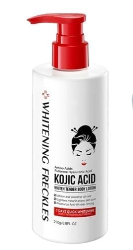 Body Brightening Lotion 100ml with Hyaluronic Acid & Amino Acids | Deep Moisturizing & Hydrating Body Lotion | Helps Improve the Appearance of Uneven Skin Tone & Dark Spots | Fast-Absorbing for Men & Women