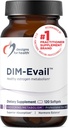 DIM-Evail - 100 mg DIM-i lisandi täiustatud imendumine Diindolüülmetaan - toetab tervislikku östrogeeni metabolismi ja naiste tervist - mitte-GMO ja sojavaba (120 sojavaba)