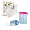 Combo of Wet Pack cotton patti with Velcro closure and Enema Kit 600 ML for Detox Home Use | Satvic Lifestyle | Body Detox