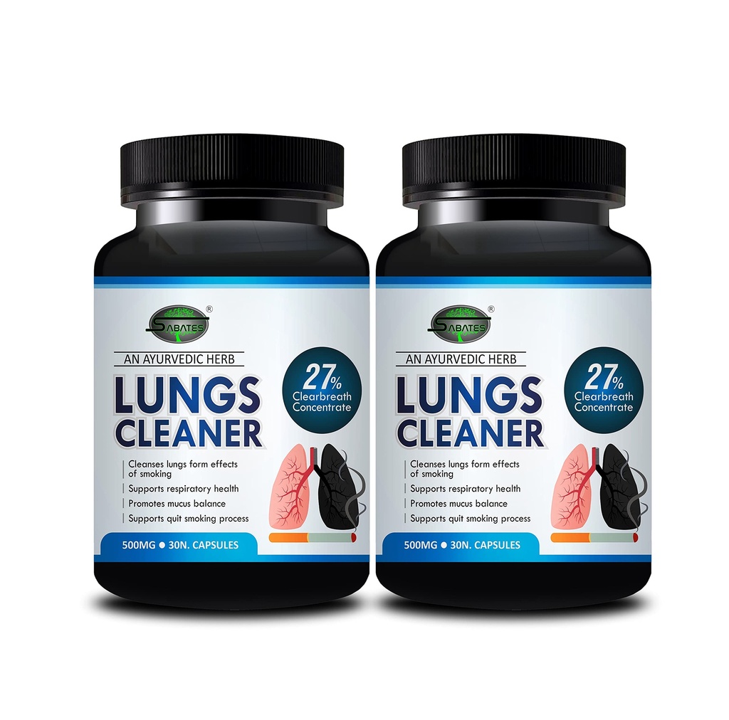 Lungs Cleaner Ayurvedic Pill For Smokers Cleanses & Detoxes Lungs.pure ingredients.