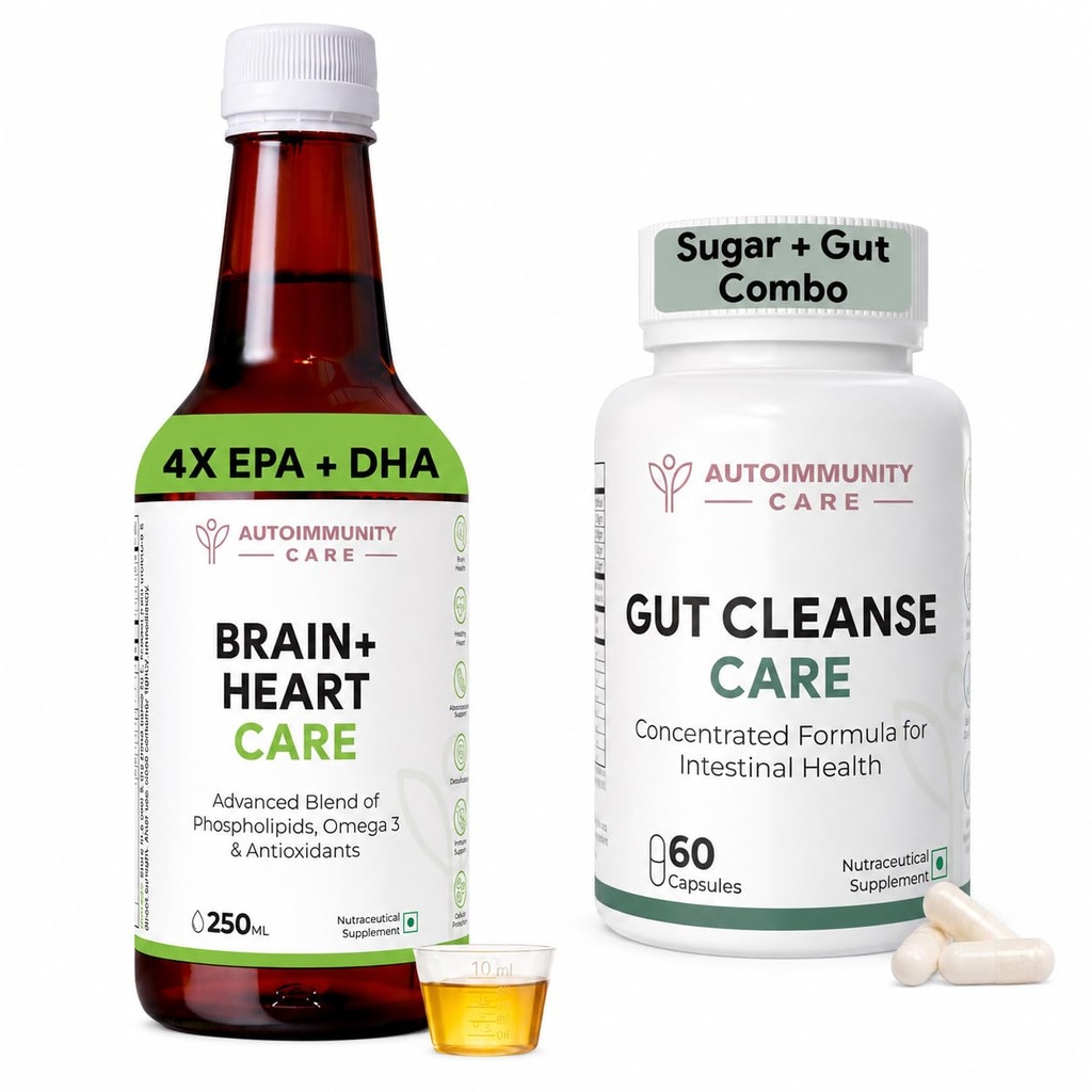 Autoimmunity Care Gut Cleanse and Autoimmunity Care Brain Heart Care Bundle