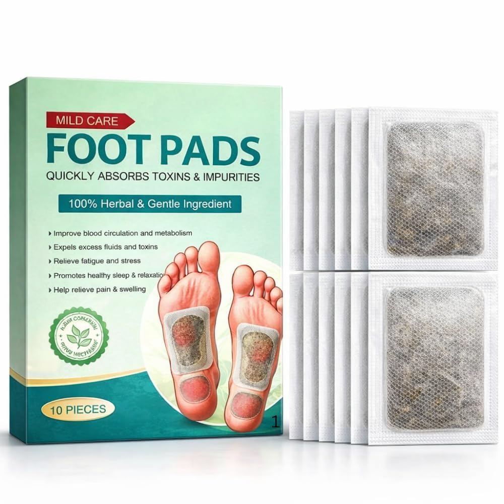 Herbal Detox Foot Pads, Pack of 2