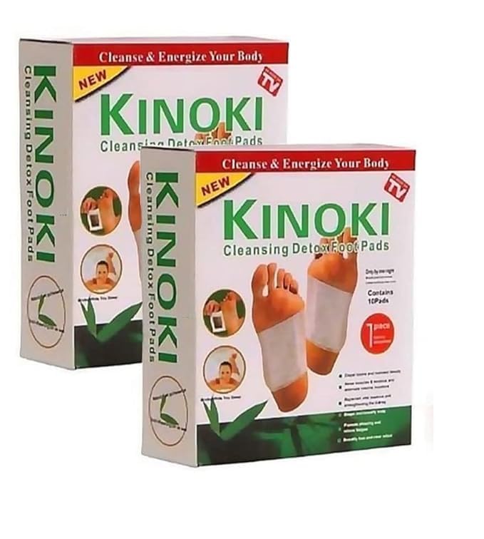 Herbal Foot Patches, Pack of 2, 20 Pairs Natural Foot Pads with Bamboo Vinegar, Gentle Overnight Foot Care Patches, Easy to Apply, Comfortable Wellness Pads for Men & Women