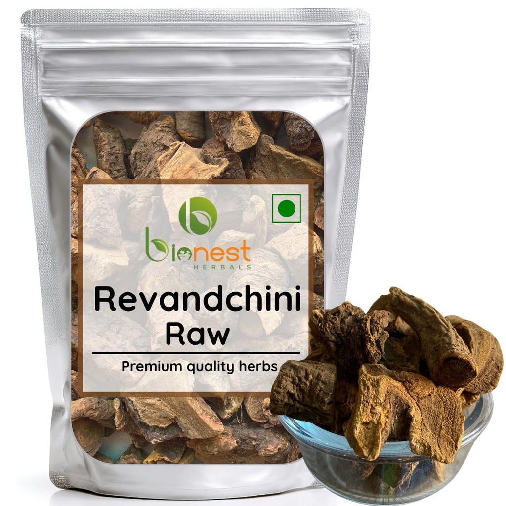 Revand chini (Raw) -875g | For bowel movement, bile flow, toxins expulsion - Raw Herb