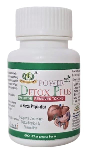 Healthcare Power Detox Plus Capsule - Promotes Optimal Hormonal Balance in Both Genders