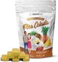 BariatricPal Sugar-Free Calcium Citrate Pehmed Juustud | 500mg D-vitamiini ja probiootikumidega | Piña Colada | 90 Count (1 kuu pakkumine)