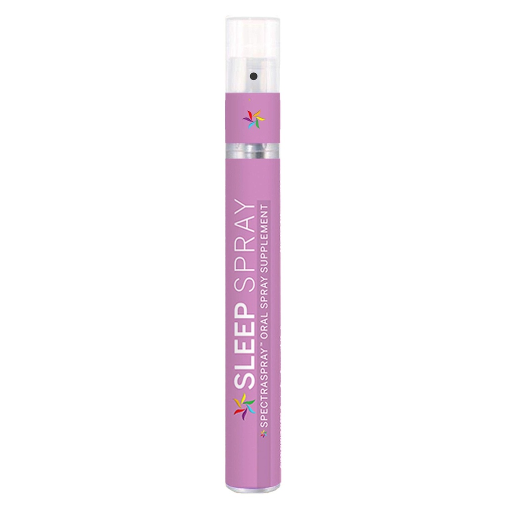 Sleep Support Spray (30-päevane pakkumine) - melatoniin, 5-HTP, L-Theanine ja taimsed ekstraktid, Spearmint Flavor, TSA Safe & Fast Absorbing poolt SpectraSpray
